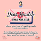 Dear Reader Monthly Snail Mail Club | Free Shipping