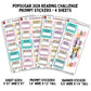 2026 Popsugar Reading Challenge Prompt Sticker Set