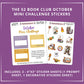 The 52 Book Club Mini Challenge Sticker Set - October 2025