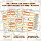 2020 - The 52 Book Club Reading Challenge Prompt Sticker Set