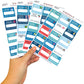 2022 - The 52 Book Club Reading Challenge Prompt Stickers for Reading Planners and Reading Journals