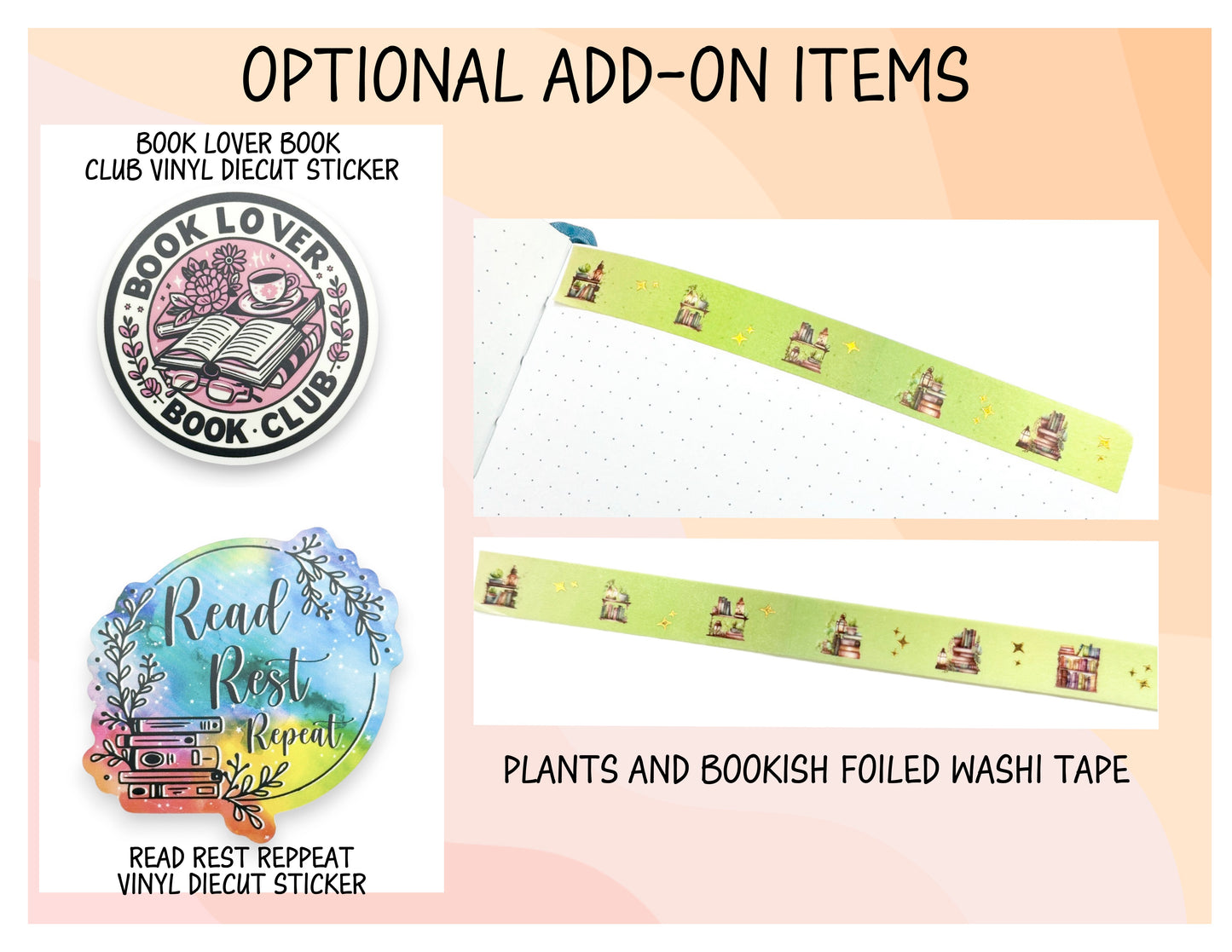 2025 ReadWithAllison Reading Challenge Planner Sticker Kit Planner Stickers for Book Journal and Planner