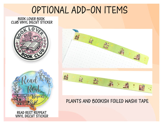 2025 ReadWithAllison Reading Challenge Planner Sticker Kit Planner Stickers for Book Journal and Planner