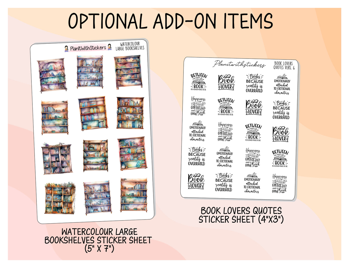 2025 ReadWithAllison Reading Challenge Planner Sticker Kit Planner Stickers for Book Journal and Planner