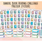 2025 Annual Book Reading Challenge Tracker Sticker Bundle (Choose between 25 to 200 Books!)