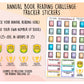 2025 Annual Book Reading Challenge Tracker Sticker Bundle (Choose between 25 to 200 Books!)