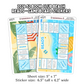 The 52 Book Club's Beach Read Challenge (Summer 2026) Prompt Stickers