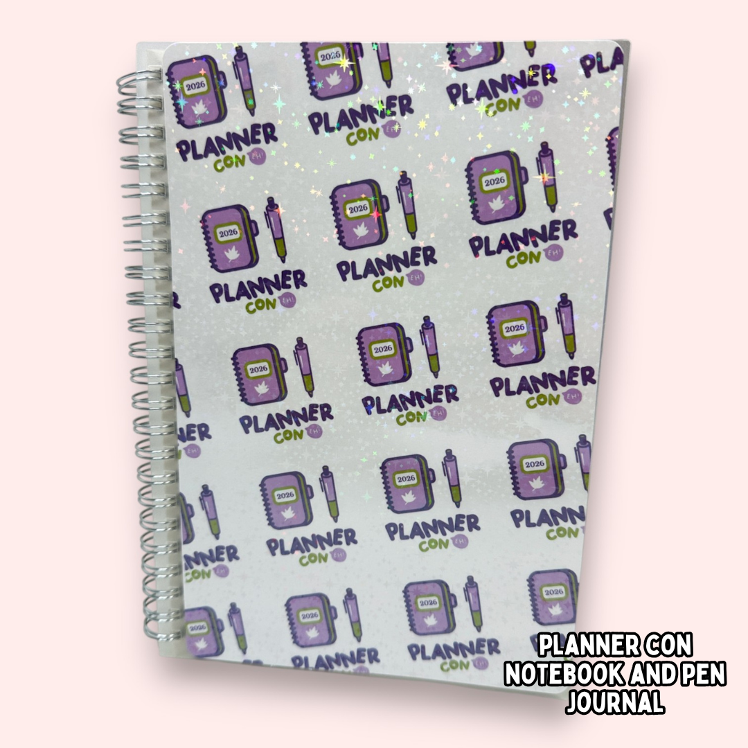 Planner Con, Eh! 2026 – Notebook and Pen Design Notebook/Journal (Pre-Order)