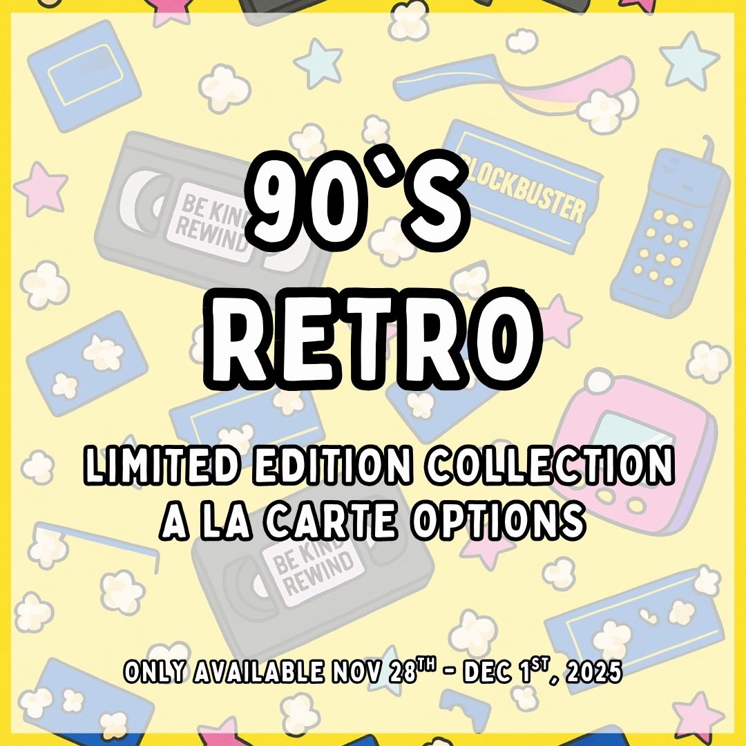 90's Retro *LIMITED EDITION* Sticker Collection - A La Carte (Day 1)