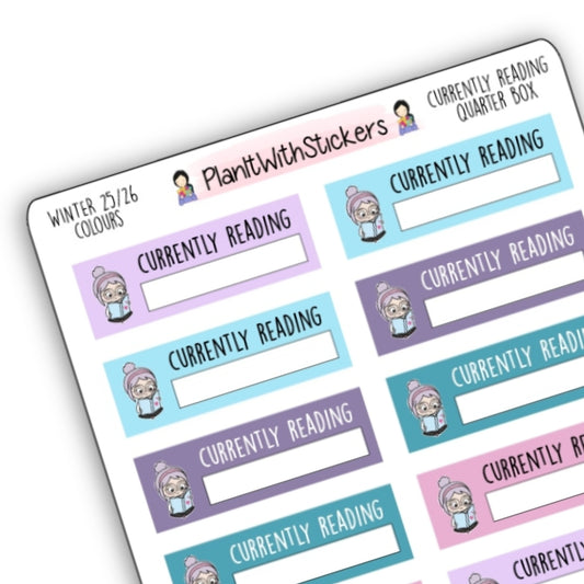 Currently Reading Girl Quarter Box - Winter 2025 Bookish Collection