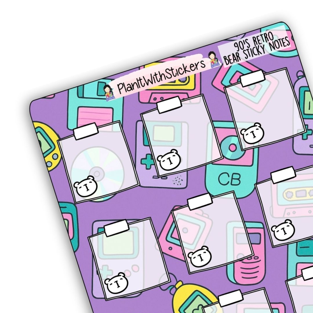 90's Retro *LIMITED EDITION* Sticker Collection - A La Carte (Day 1)