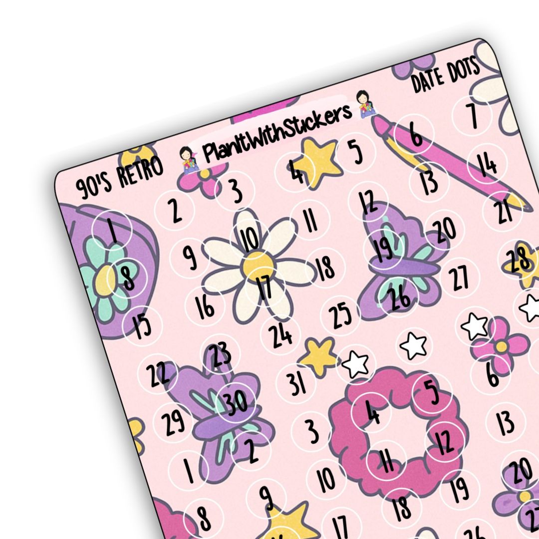 90's Retro *LIMITED EDITION* Sticker Collection - A La Carte (Day 1)