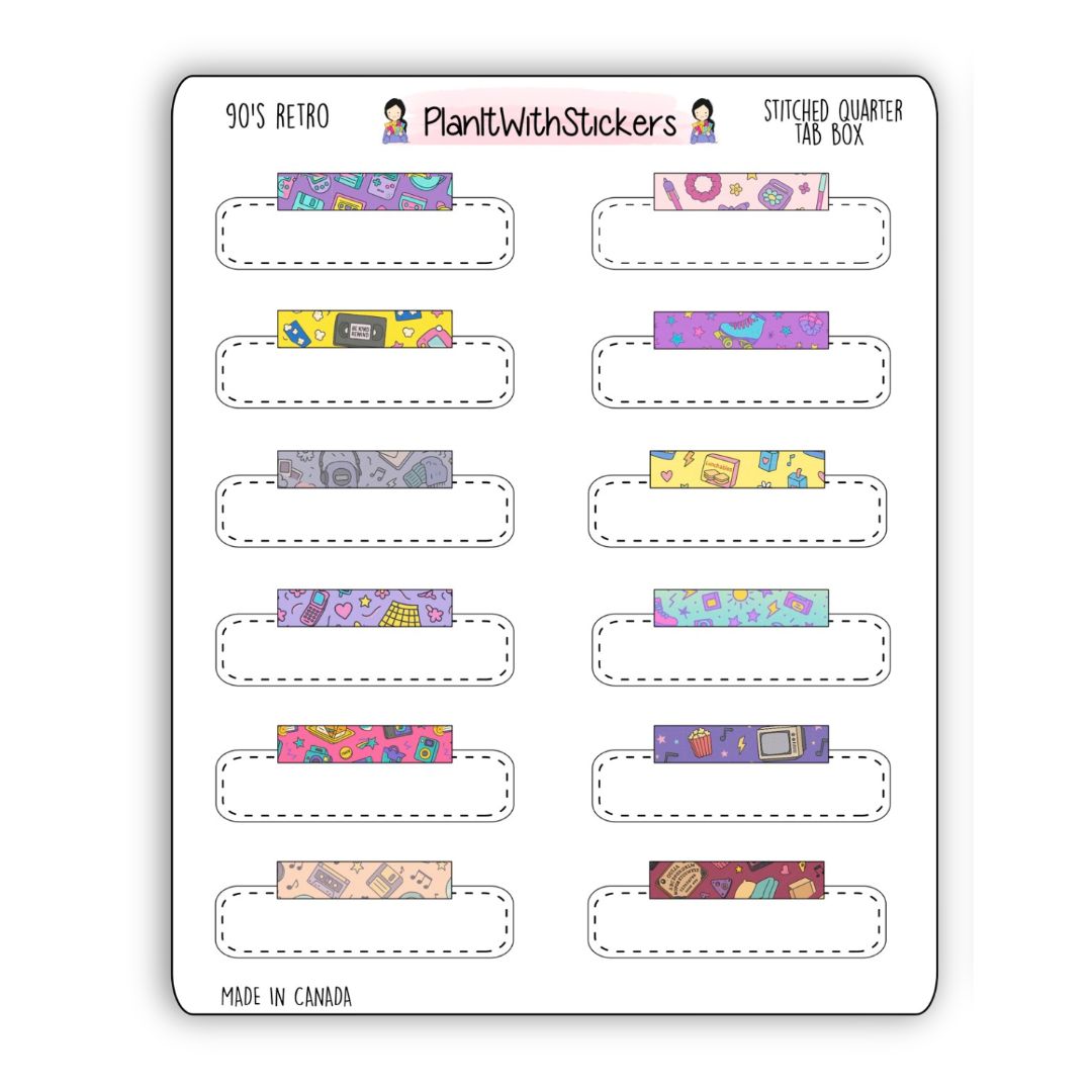 90's Retro *LIMITED EDITION* Sticker Collection - A La Carte (Day 1)