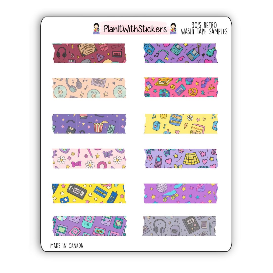 90's Retro *LIMITED EDITION* Sticker Collection - A La Carte (Day 1)