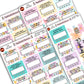 2026 Popsugar Reading Challenge Prompt Sticker Set