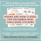 The 52 Book Club Mini Challenge Sticker Set (FREE SHIPPING)