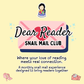 Dear Reader Monthly Snail Mail Club | Free Shipping