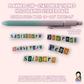 Planner Con, Eh! 2026 - Stationery Themed Holographic Diecut Sticker Pack