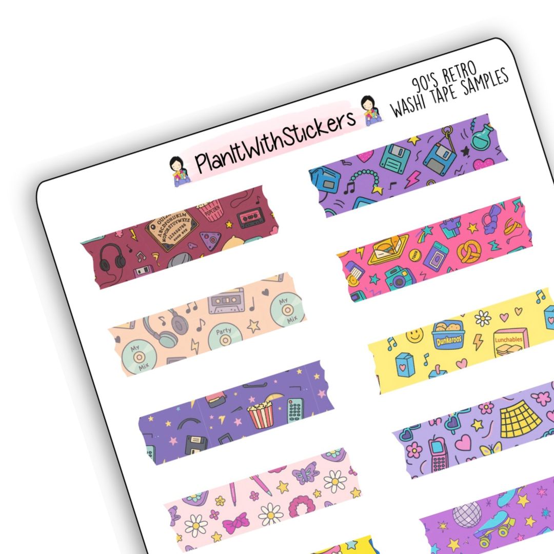 90's Retro *LIMITED EDITION* Sticker Collection - A La Carte (Day 1)