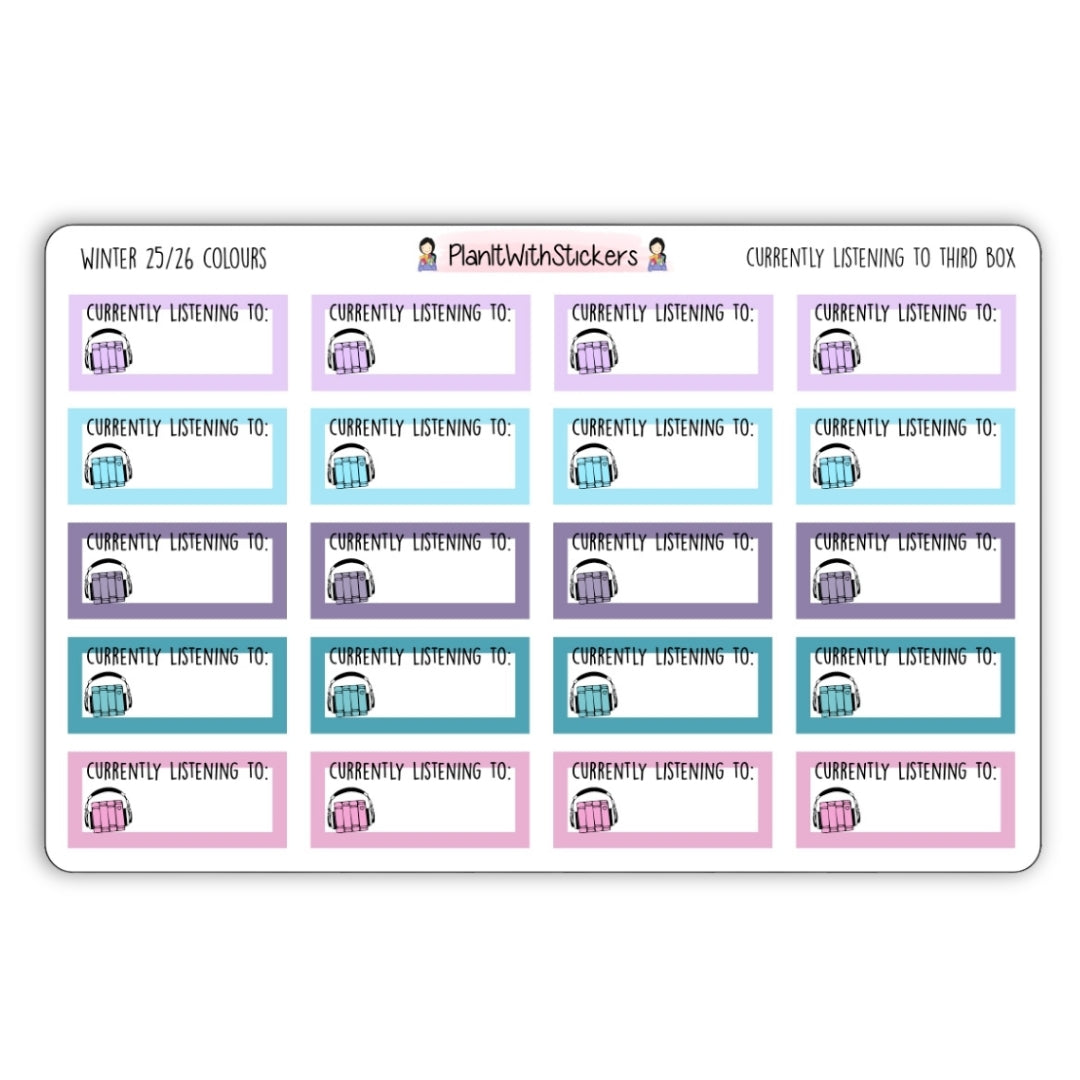 Currently Listening To Audiobook Box - Winter 2025 Bookish Collection