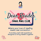 Dear Reader Monthly Snail Mail Club | Free Shipping (September)