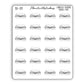 Currently Reading Open Book Stickers - Bubbly Font (Monochrome/Foiled)