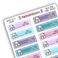 Pages Read Tracker Sticker - Winter 2025 Bookish Collection