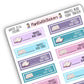 Minutes Read Tracker Sticker - Winter 2025 Bookish Collection