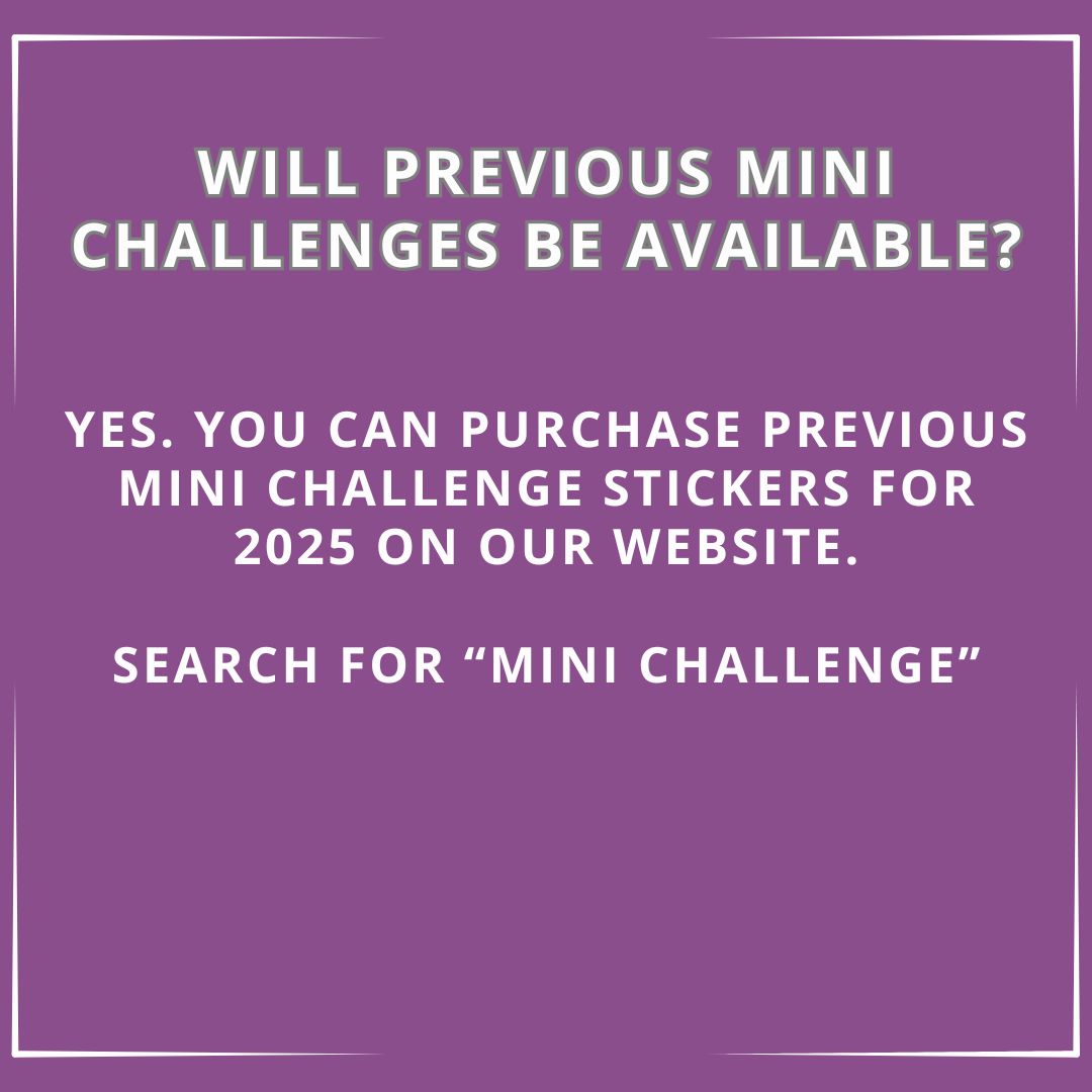 The 52 Book Club Mini Challenge Sticker Set - October 2025
