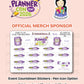 Planner Con, Eh! 2026 Conference Countdown Stickers