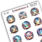 Fantasy Magical Book Deco Stickers - Version 2