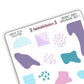 Abstract Shapes Supplemental Stickers - Winter 2025 Colours (2 sheets available)