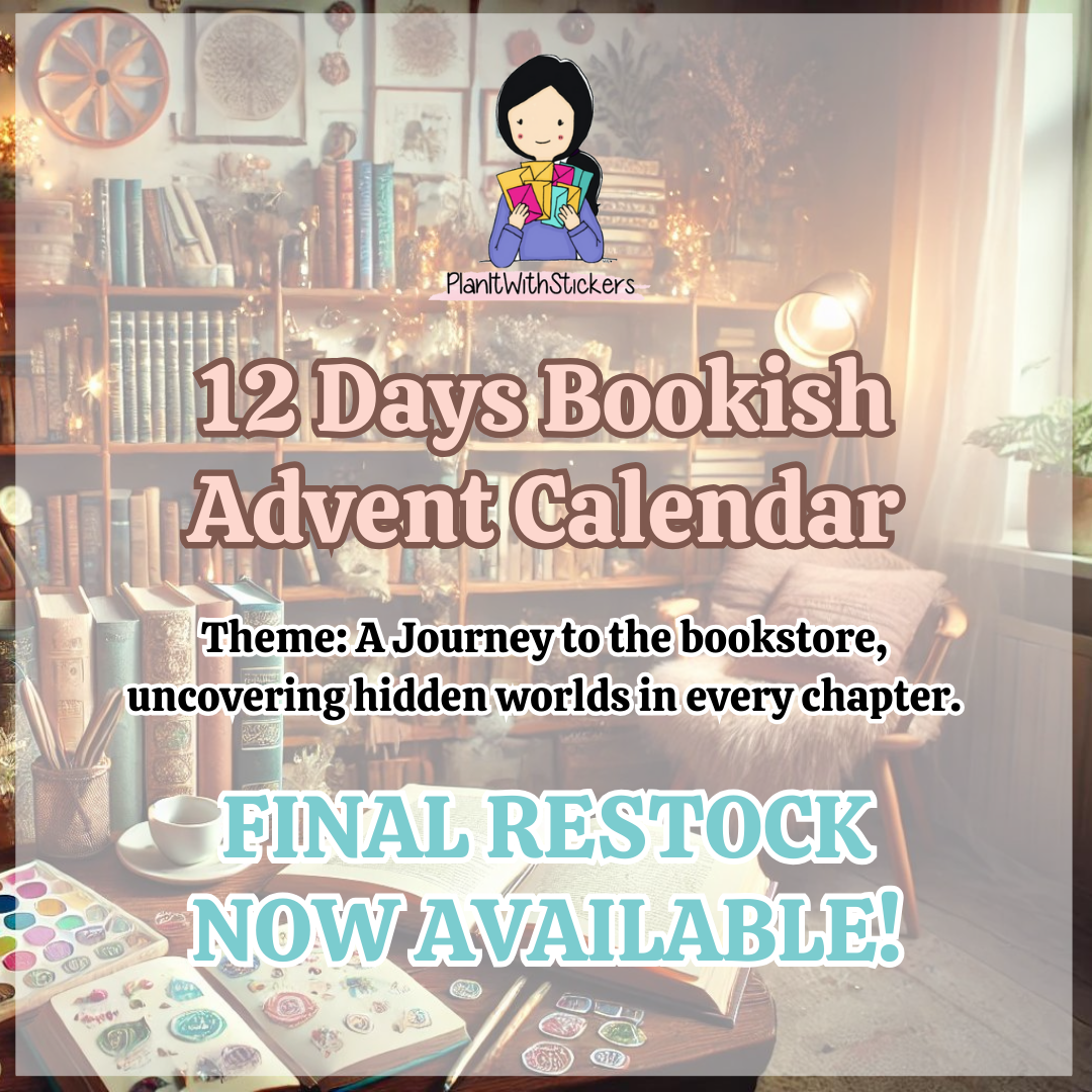 12 Days Bookish Advent Calendar (No Discounts, Please Read Description!!)