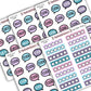 Book Journal Starter Sticker Pack - Winter 2025 Colours (Bundle)
