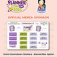 Planner Con, Eh! 2026 Conference Countdown Stickers