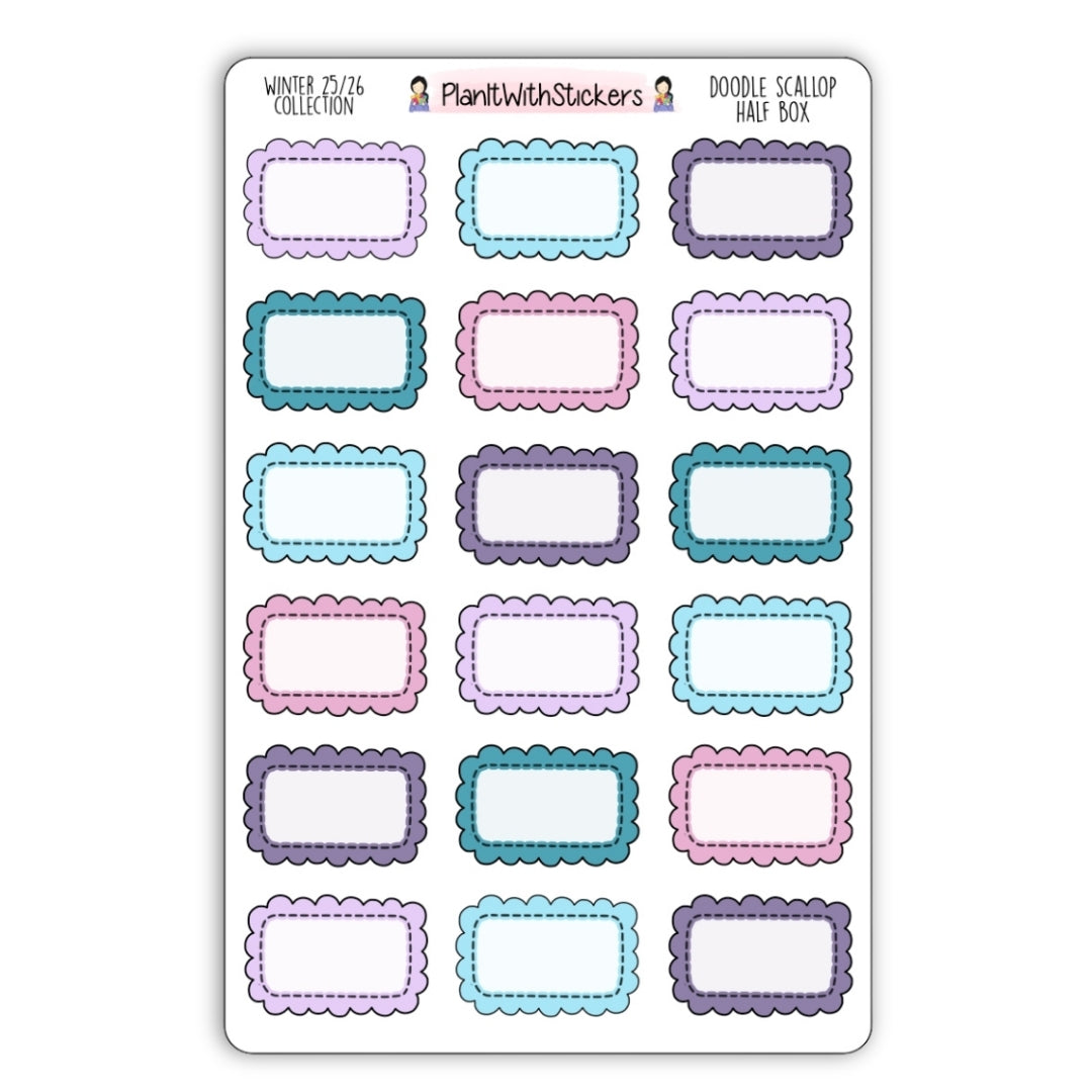 Doodle Scallop Half Box - Winter 2025