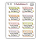 Hello I Am A Bookworm! Deco Stickers