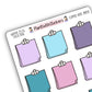 Clipped Note Paper - Winter 2025 Colours