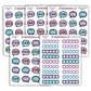 Book Journal Starter Sticker Pack - Winter 2025 Colours (Bundle)
