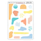 Abstract Shapes Supplemental - Summer 2025 Colours (2 sheets)