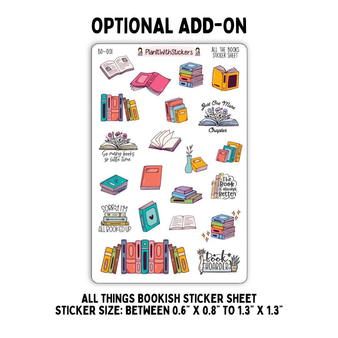 2026 Popsugar Reading Challenge Prompt Sticker Set