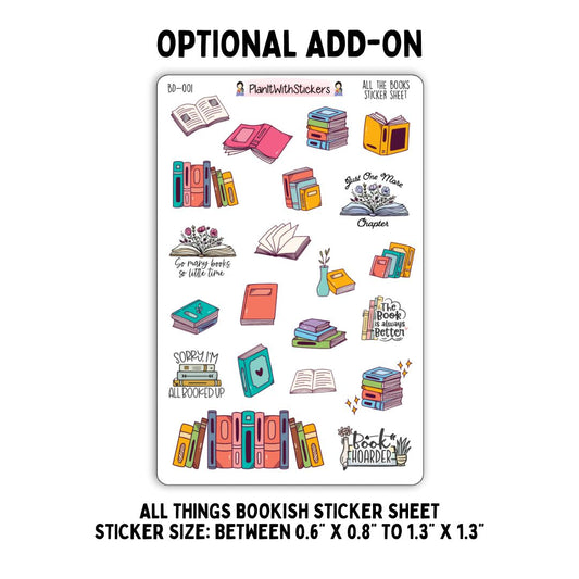 PREORDER 2026 Read With Allison Reading Challenge Prompt Sticker Set