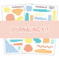 Bullet Journaling Kit - Summer 2025 Colours (2 sheets)