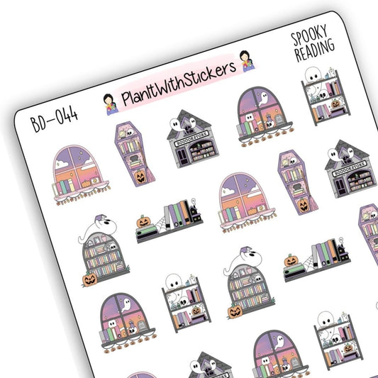Spooky Bookish Deco Stickers