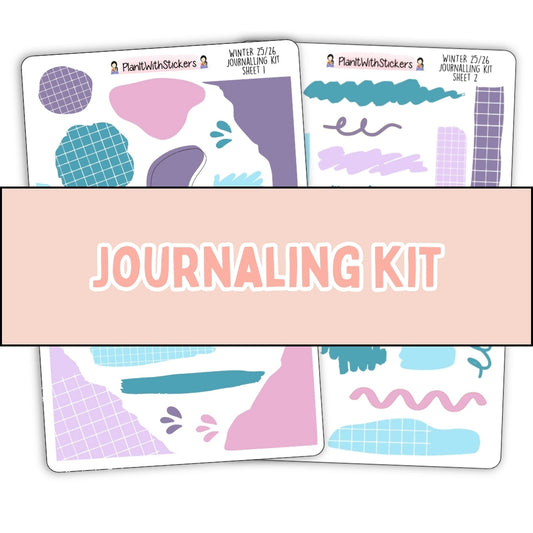 Journaling Kit - Winter 2025 Colours (2 sheets available)