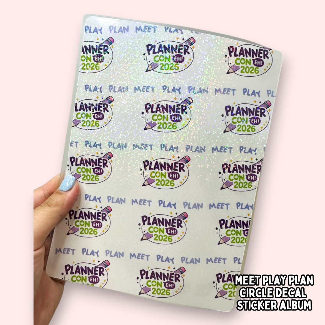 Planner Con, Eh! 2026 – Meet Play Plan Sticker Album (Pre-Order)