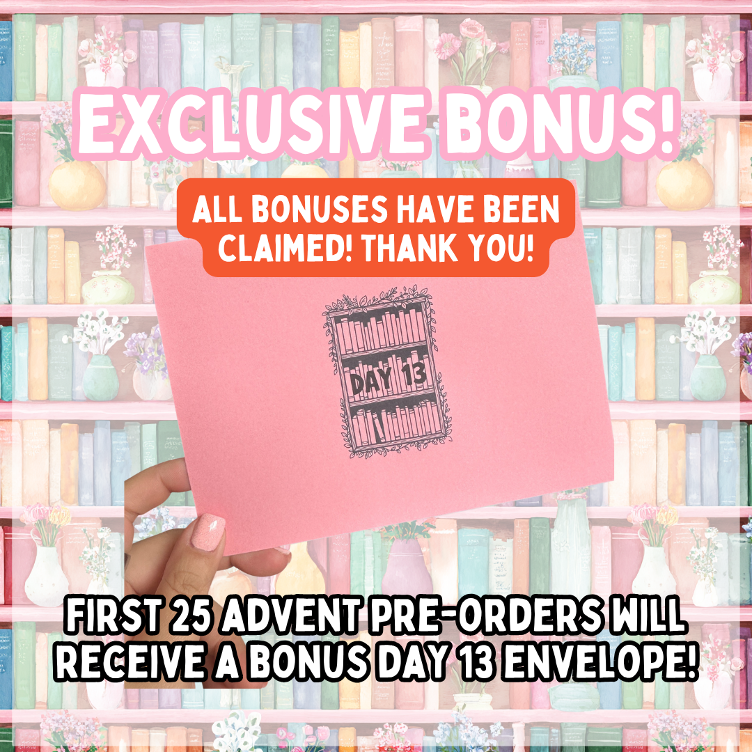 EARLY BIRD PREORDER - 12 Days Bookish Advent Calendar (No Discounts, Please Read Description!)