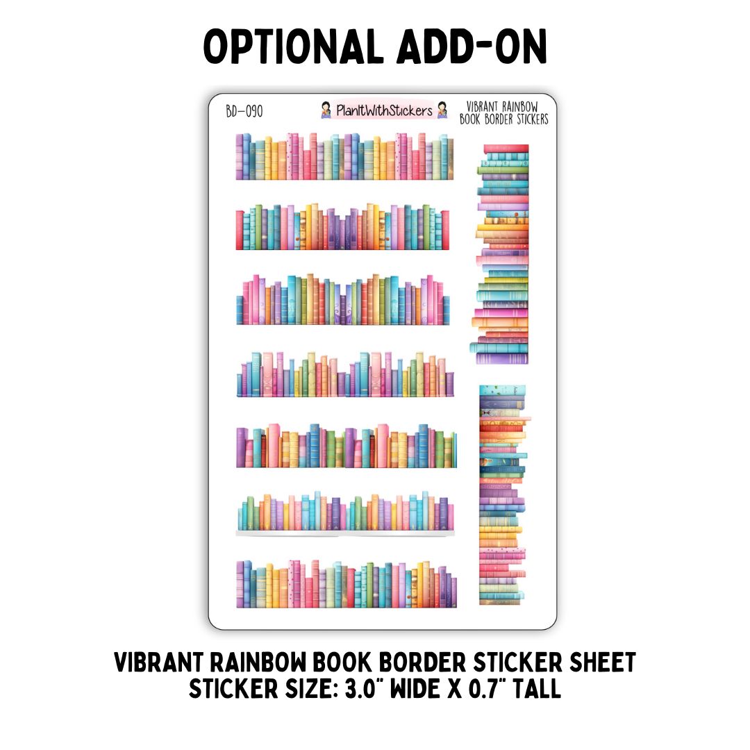 2026 - The 52 Book Club Reading Challenge Prompt Sticker Set for Planners and Journals