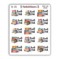 Book Club Meeting Bookish Icon Sticker