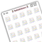 147A - Reading Books Stack of Books Reading Stickers for , Plum Paper, Recollections, and similar planners
